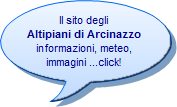 click per il sito degli Altipiani di Arcinazzo